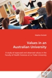 Capa do artigo Values In An Australian University