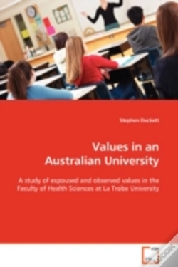 Capa do artigo Values In An Australian University