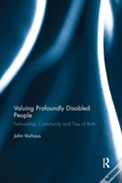 Capa do artigo Valuing Profoundly Disabled People