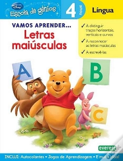 Capa do artigo Vamos Aprender… Letras Maiúsculas 4 Anos - Língua