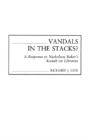 Vandals In The Stacks? - Preview