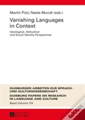 Capa do artigo Vanishing Languages In Context