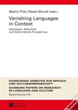 Capa do artigo Vanishing Languages In Context
