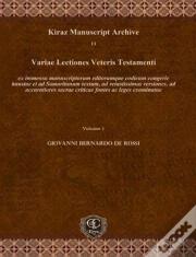 Variae Lectiones Veteris Testamenti (Vol 1-5)
