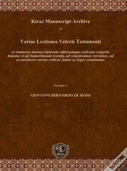 Capa do artigo Variae Lectiones Veteris Testamenti (Vol 1-5)
