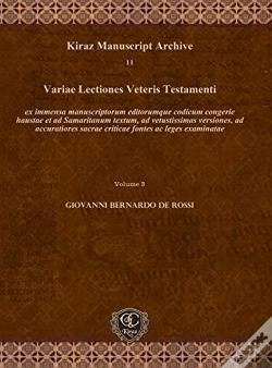 Capa do artigo Variae Lectiones Veteris Testamenti (Vol 1)