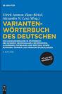 Variantenw?Rterbuch Des Deutsc - Preview