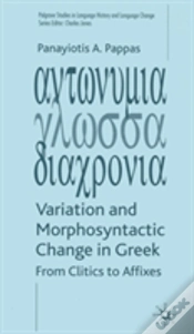 Capa do artigo Variation And Morphosyntactic Change In Greek
