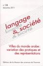 Variation En Contexte Urbain Arabophone Usages Et Representations - Preview