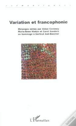 Capa do artigo Variation Et Francophonie
