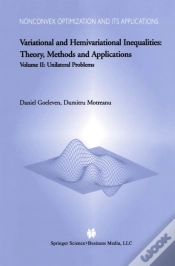 Capa do artigo Variational And Hemivariational Inequalities - Theory, Methods And Applications