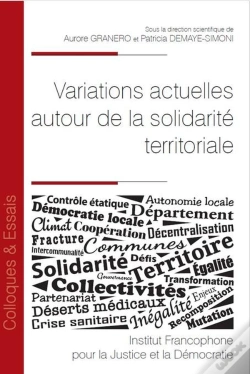 Capa do artigo Variations Actuelles Autour De La Solidarité Territoriale