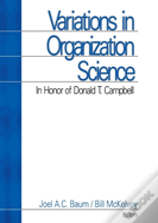 Variations In Organization Science