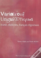 Capa do artigo Variations Linguistiques