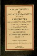 Variedades sobre Objectos Relativos às Artes Comércio e Manufacturas I / I I