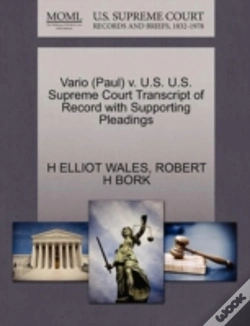 Capa do artigo Vario (Paul) V. U.S. U.S. Supreme Court Transcript Of Record With Supporting Pleadings