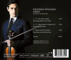 Capa do artigo Vaughan Williams/Grieg: Violin Sonatas - CD