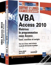Vba Access 2010 - Coffret De 2 Livres : Maitrisez La Programmation Sous Access