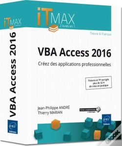 Capa do artigo Vba Access 2016 ; Cours Et Exercices Corrigés ; Créez Des Applications Professionnelles