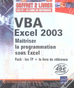 Capa do artigo Vba Excel 2003 ; Maitriser La Programmation Sous Excel