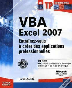 Capa do artigo Vba Excel 2007 : Entraînez-Vous À Créer Des Applications Professionnelles