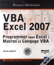 Capa do artigo Vba Excel 2007 ; Programmer Sous Excel ; Macros Et Langage Vba