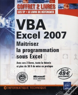 Capa do artigo Vba Excel ; Maîtrisez La Programmation Sous Excel (Édition 2007)