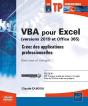 Vba Pour Excel (Version 2019 Et Office 365) - Creez Des Applications Professionnelles : Exercices Et - Preview