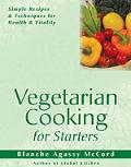 Vegetarian Cooking For Starters