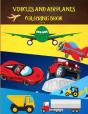 Vehicles And Airplanes Coloring Book - Preview