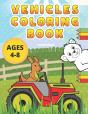 Vehicles Coloring Book - Preview