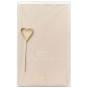 Vela Sparkler Com Postal Wondercandle Coração Dourado "Just Married" 32100 - Preview