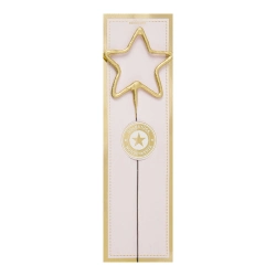 Capa do artigo Vela Sparkler Wondercandle Dourado Estrela 10512