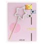 Vela Sparkler Wondercandle Estrela Prateada "Thanks" 16477 - Preview