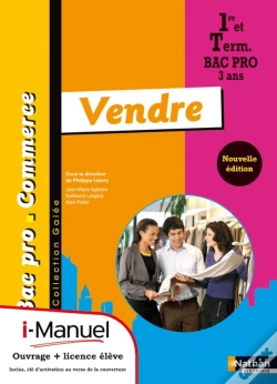 Capa do artigo Vendre Bac Pro Commerce (Galee) Licence Numerique Eleve I-Manuel + Ouvrage Papier