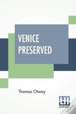 Capa do artigo Venice Preserved: A Tragedy, In Five Act
