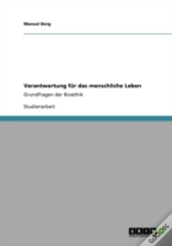 Capa do artigo Verantwortung Fur Das Menschliche Leben