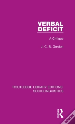 Capa do artigo Verbal Deficit