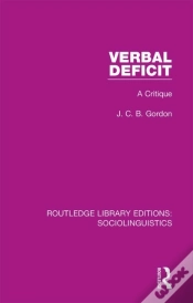 Capa do artigo Verbal Deficit