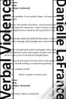 Verbal Violence