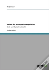 Verbot Der Marktpreismanipulation