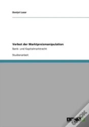 Capa do artigo Verbot Der Marktpreismanipulation