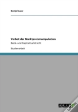 Capa do artigo Verbot Der Marktpreismanipulation