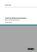 Verbot Der Marktpreismanipulation