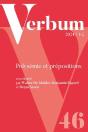 Verbum : Polysémie Et Prépositions - Preview