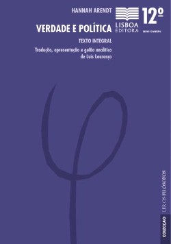 Capa do artigo Verdade e Política - 12.º Ano