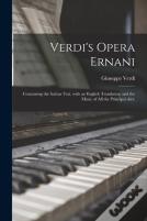 Verdi'S Opera Ernani