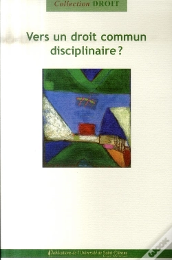 Capa do artigo Vers Un Droit Commun Disciplinaire ?