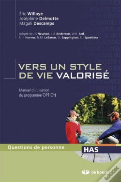 Capa do artigo Vers Un Style De Vie Valorisé ; Manuel D'Utilisation Du Programme Option