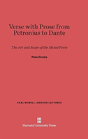 Verse With Prose From Petronius To Dante - Preview